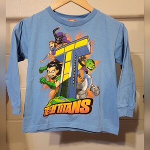 Size XS-Vintage Y2K 2005 Teen Titans Long Sleeve Shirt